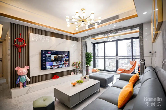 129㎡四居，實(shí)用性拉滿的輕奢風(fēng)設(shè)計(jì)，讓生活簡(jiǎn)單且不失檔次